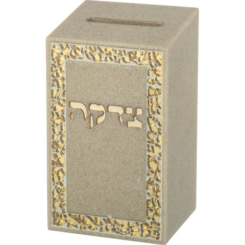 [UK81191] Charity box polymer 14 cm