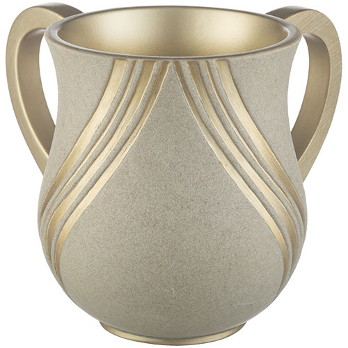 [UK80920] Ornate polyresin washing cup 14 cm